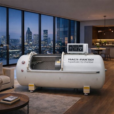 Cámara de oxígeno hiperbárico suave